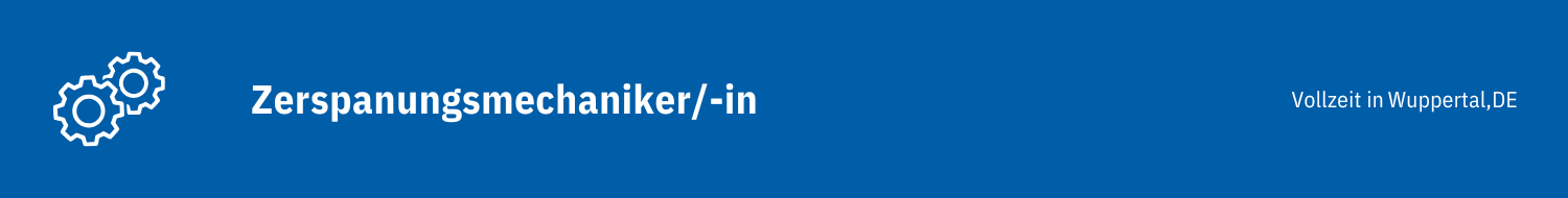 Symbol für einen Job als Zerspanungsmechaniker bei Emil Kreiskott Maschinenfabrik.